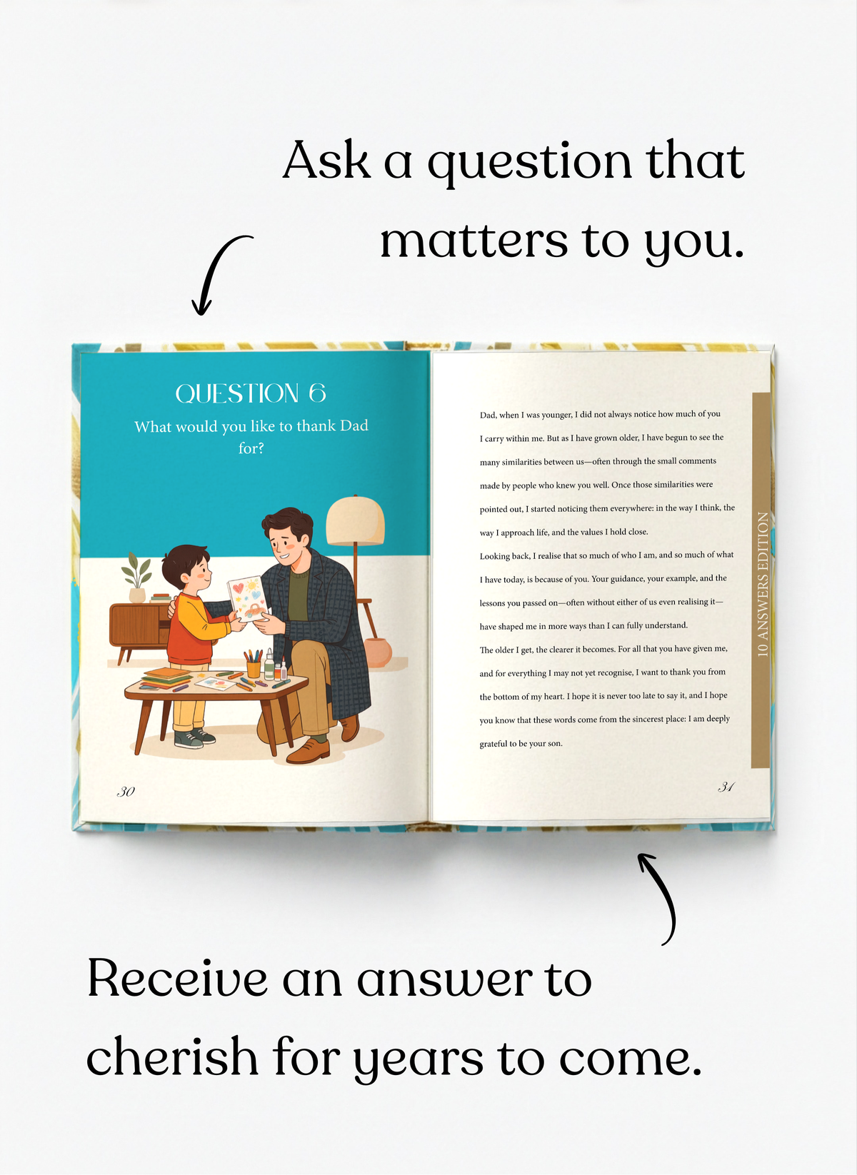 10 Answers from Son to Dad